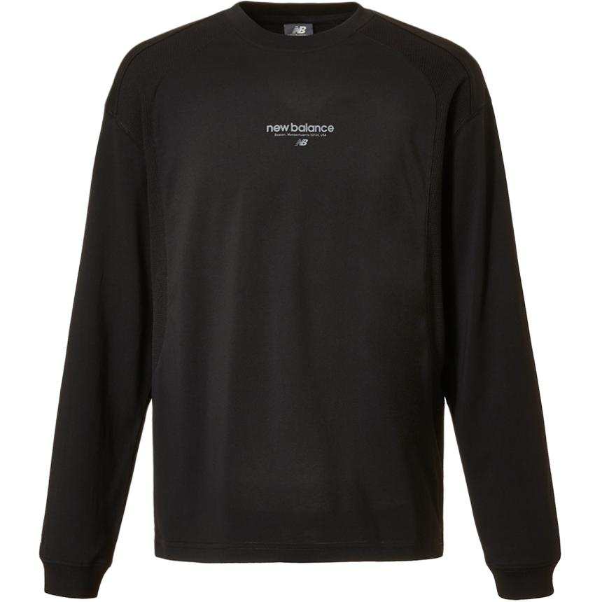 New Balance New Balance T Shirts Unisex Black Crew Neck