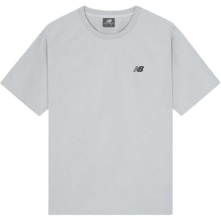 New Balance New Balance T Shirts Unisex Light Gray Crew Neck