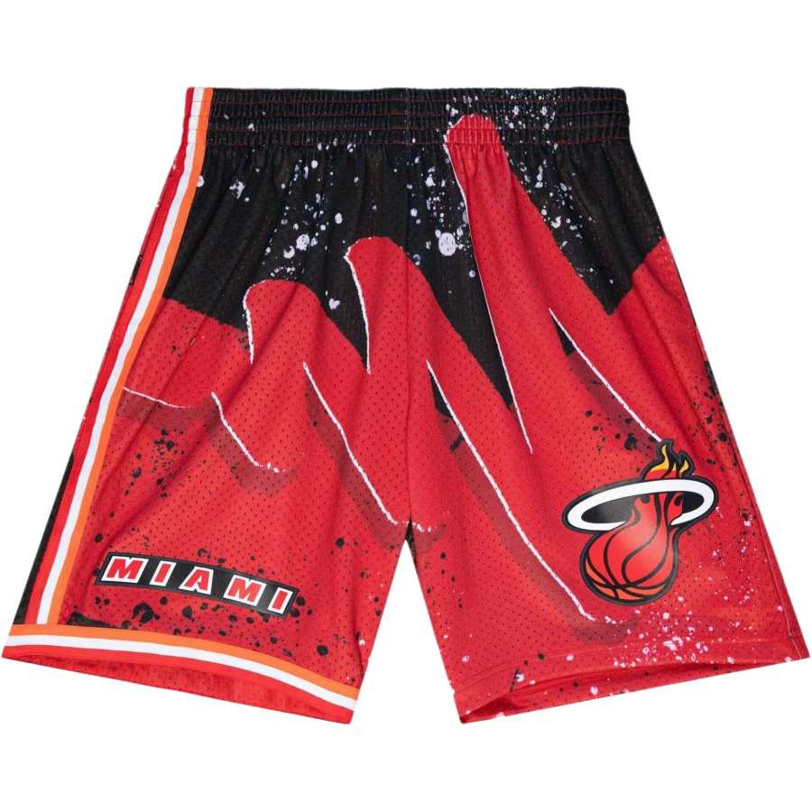Mitchell Ness X NBA Miami Heat Basketball Shorts Men's Scarlet Moderate