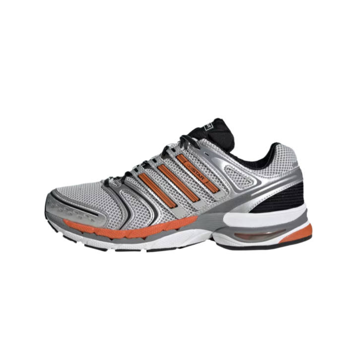 Adidas Adidas Adistar Control 5 Running Shoes Unisex Low Top Gray/Craft Orange/Core Black