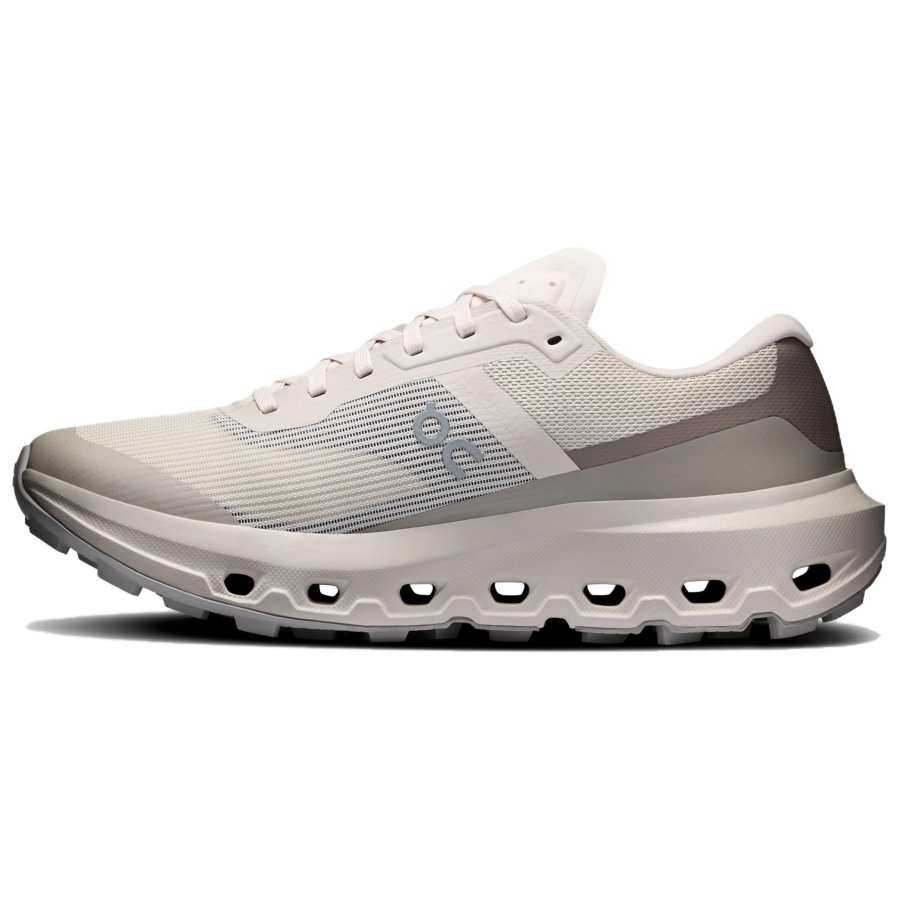 On Trail Running Shoes Women's Low Top Pearl/Taupe