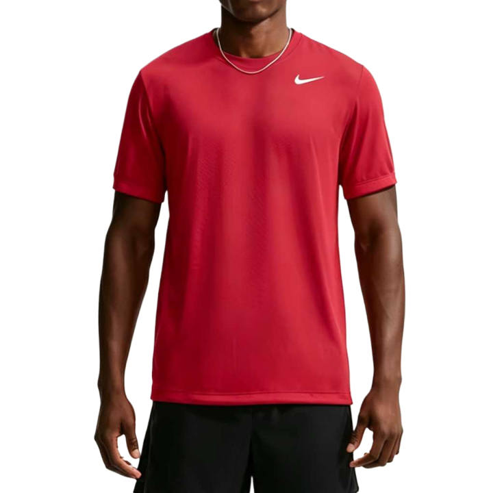 Nike Nike Legend Fitness Clothing Men's Resilient Red/White Crew Neck
