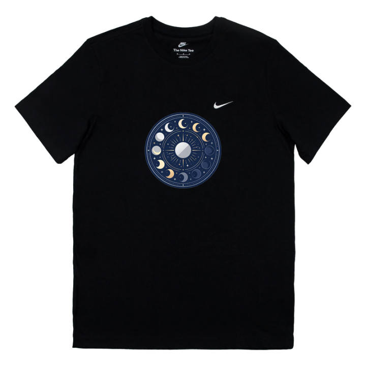 Nike Nike Sportswear T Shirts Unisex Black Crew Neck Moderate Straight Fit