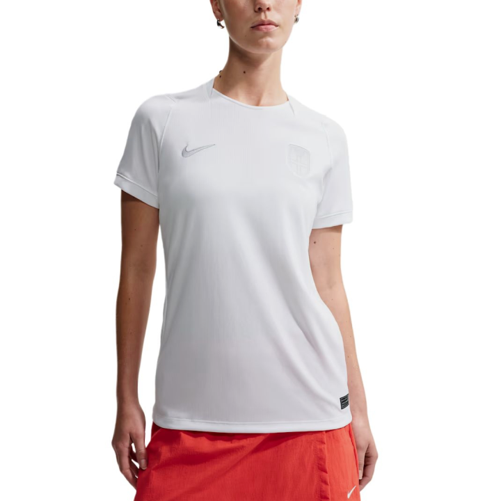 Nike Nike Soccer Jerseys Women's White/Pure Platinum/White Crew Neck Moderate