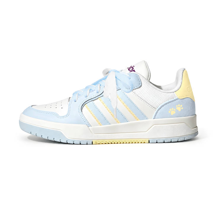 Adidas Adidas ENTRAP Skateboard Shoes Women's Low Top Light Blue & Yellow
