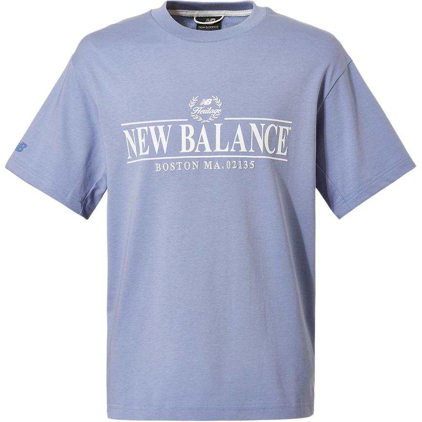 New Balance New Balance T Shirts Men's Light Purple Crew Neck