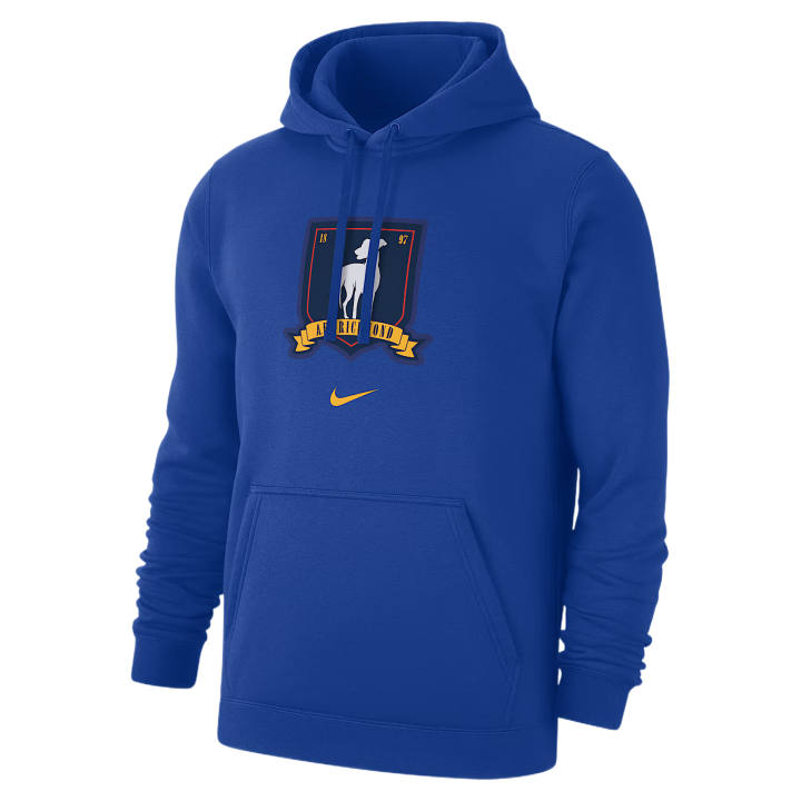 Nike Nike AFC Richmond Sweatshirts Men's Royal Gaming Hooded Non Detachable Moderate