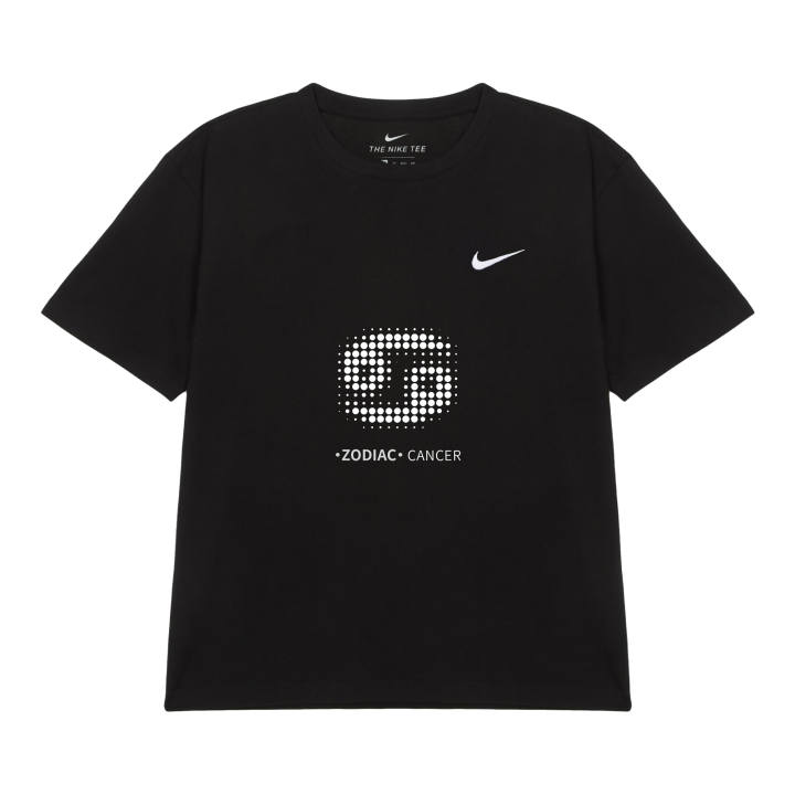 Nike Nike Sportswear T Shirts Unisex Black Crew Neck Moderate Straight Fit