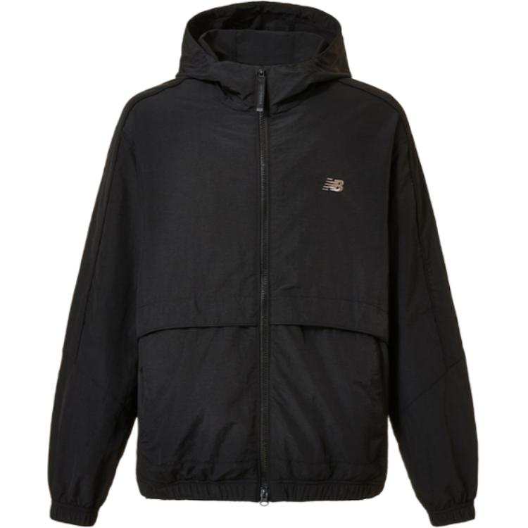 New Balance New Balance Jackets Unisex Black Hooded Non Detachable Moderate