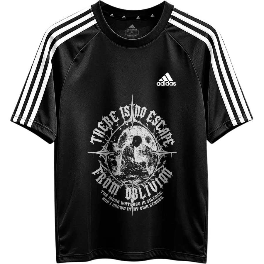 Adidas Adidas Football T Shirts Unisex Black Crew Neck Moderate Other
