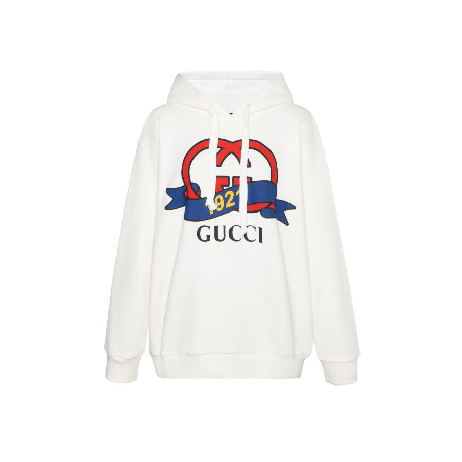 GUCCI Double G Collection SS23 Sweatshirt Women's White