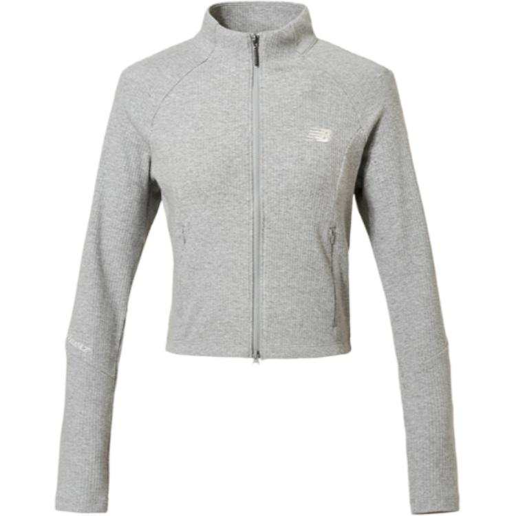 New Balance New Balance Jackets Women's Gray Stand Collar Moderate
