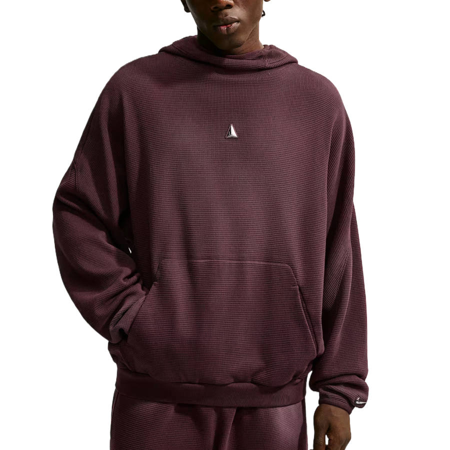 Nike Nike Sweatshirts Men's Love Of Burgundy Hooded Non Detachable Moderate