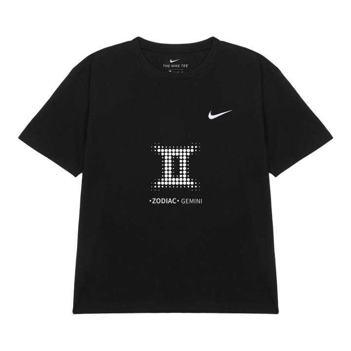 Nike Nike Sportswear T Shirts Unisex Black Crew Neck Moderate Straight Fit