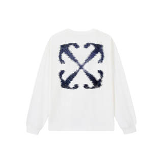 OFF-WHITE OFF WHITE T Shirts Men's Crew Neck Moderate Straight Fit
