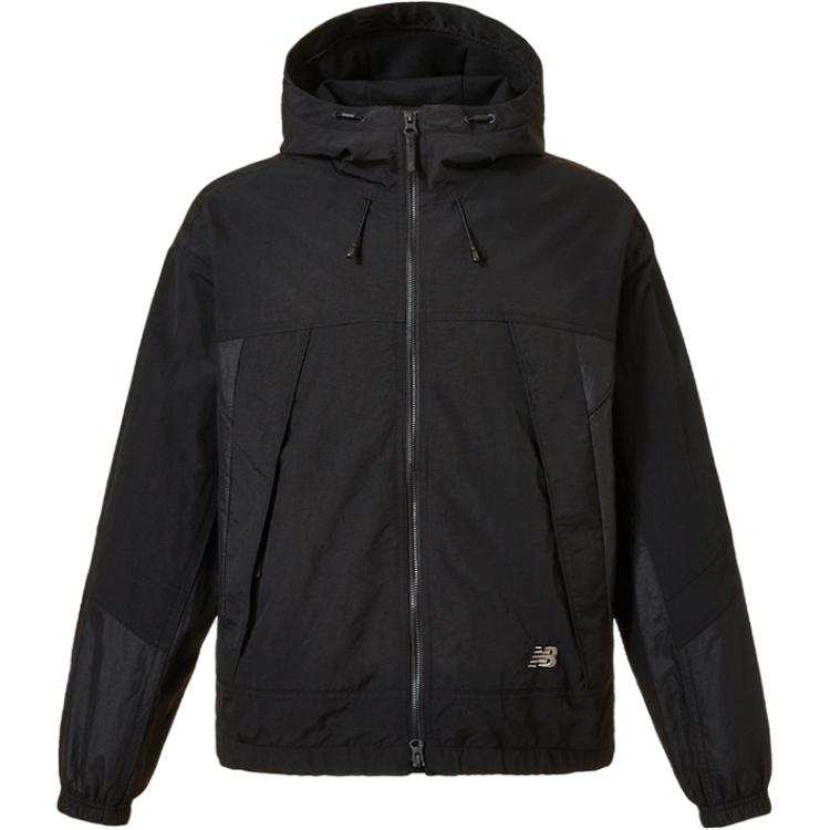 New Balance New Balance Jackets Unisex Black Hooded Non Detachable Moderate