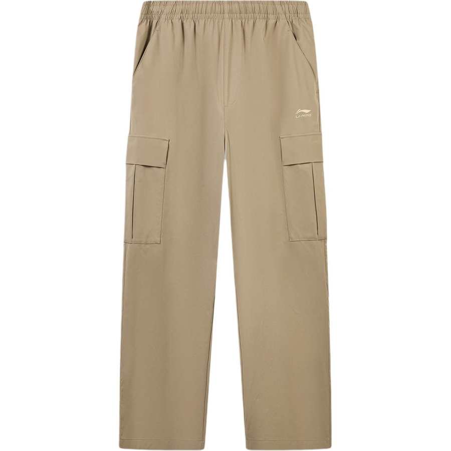 Li-Ning Li Ning Sports Life Collection Casual Pants Men's Tea Milk Umber Moderate Straight Fit Pants