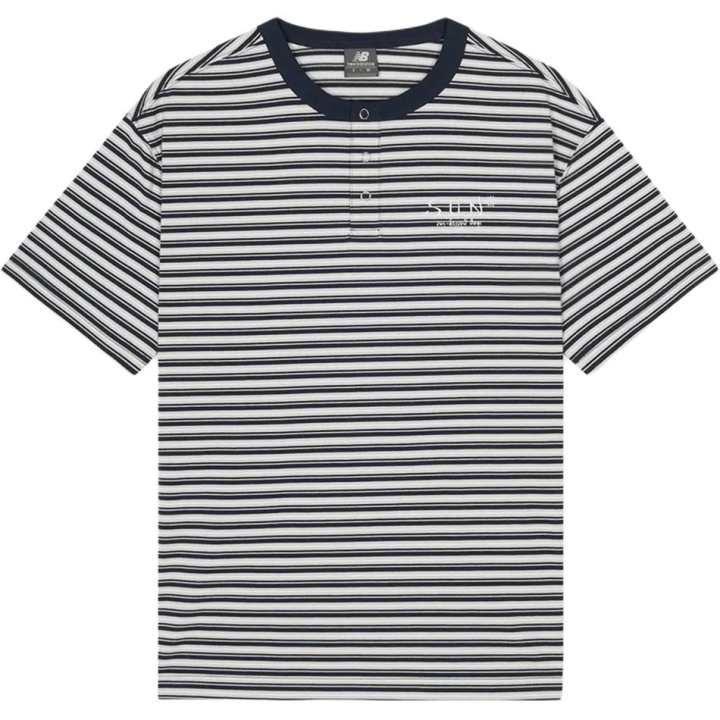 New Balance New Balance T Shirts Unisex Gray Henry Collar