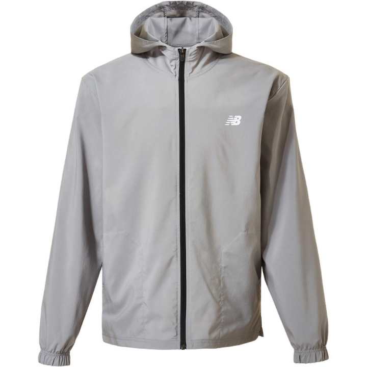 New Balance New Balance Jackets Men's Gray Hooded Non Detachable Moderate