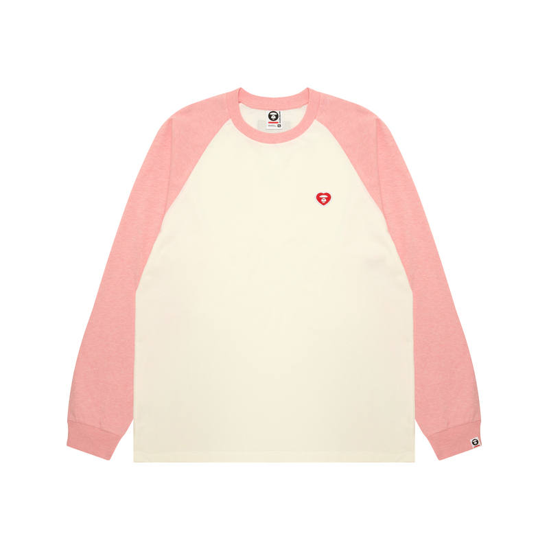 Aape T Shirts Men's Pink PK2 Crew Neck Moderate Straight Fit