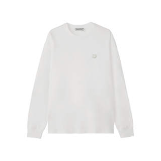 Onitsuka Tiger T Shirts Men's White Crew Neck Moderate Straight Fit
