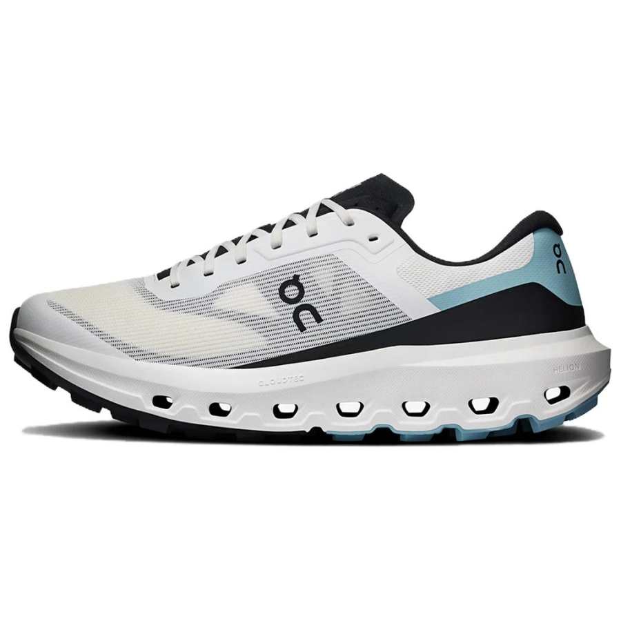 On On Trail Running Shoes Men's Low Top White