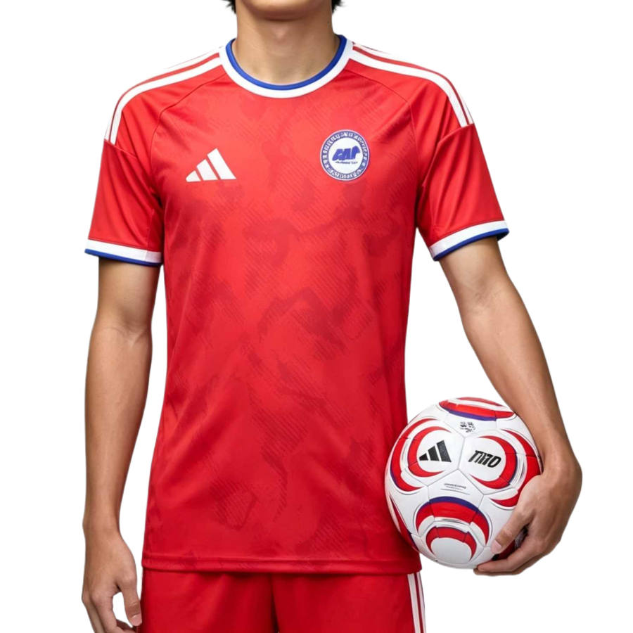 Adidas Adidas Soccer Jerseys Men's Red Crew Neck Moderate