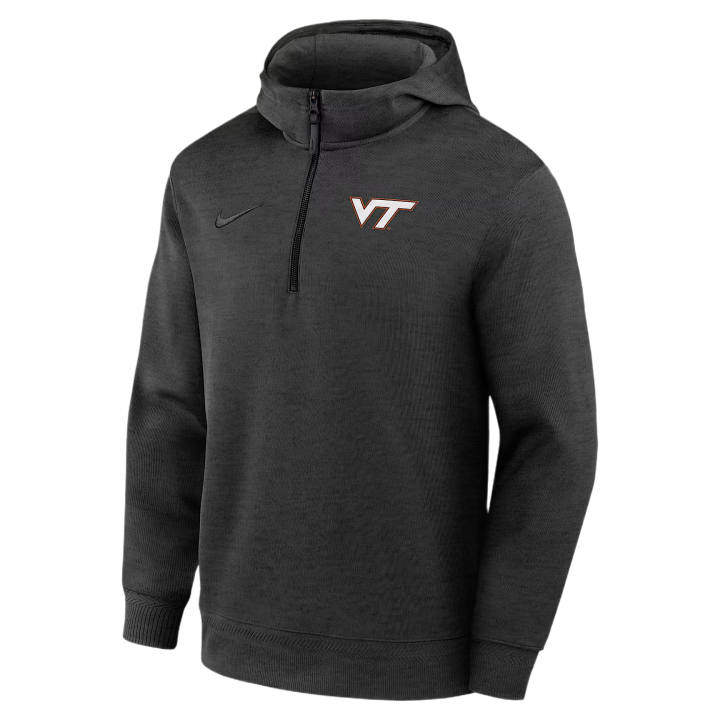 Nike Nike Dri Fit College Sweatshirts Men's Black Hooded Non Detachable Moderate
