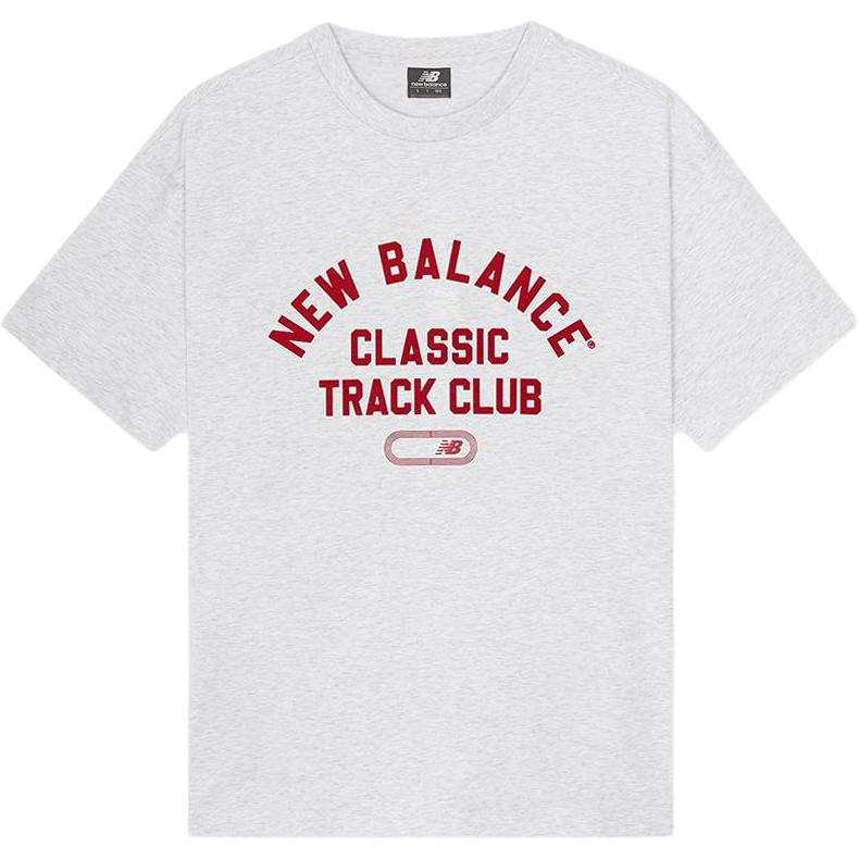 New Balance New Balance T Shirts Unisex Light Gray Crew Neck