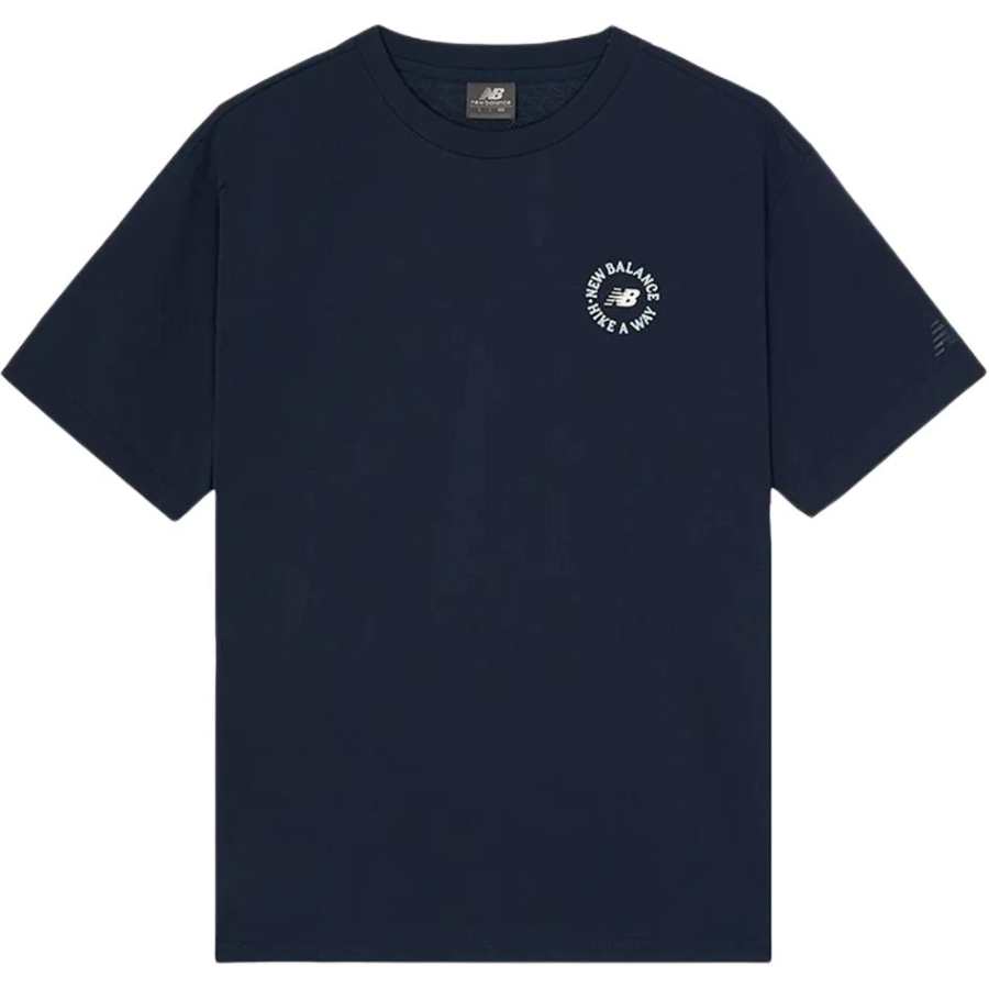 New Balance New Balance T Shirts Unisex Marine Blue Crew Neck