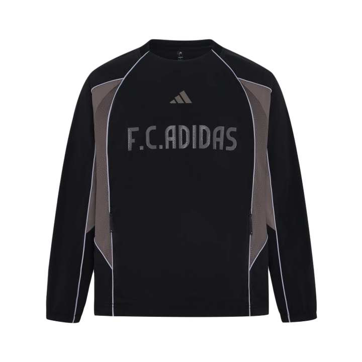Adidas Adidas Sweatshirts Men's Black Crew Neck Moderate