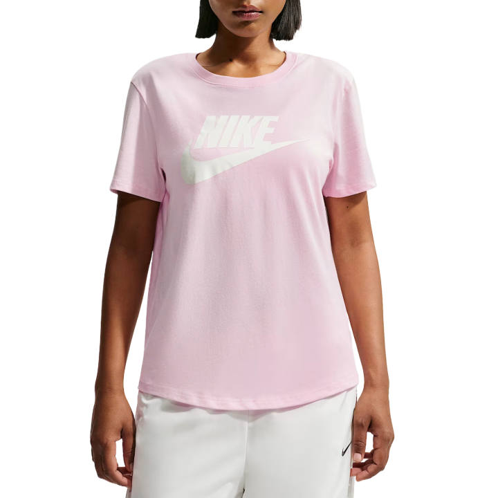 Nike Nike Sportswear Essentials T Shirts Women's Pink Foam Crew Neck