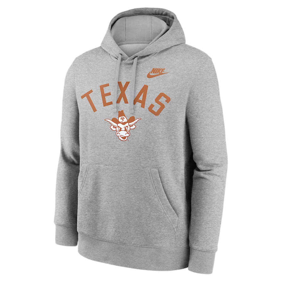 Nike Nike College Sweatshirts Men's Gray Heather Hooded Non Detachable Moderate