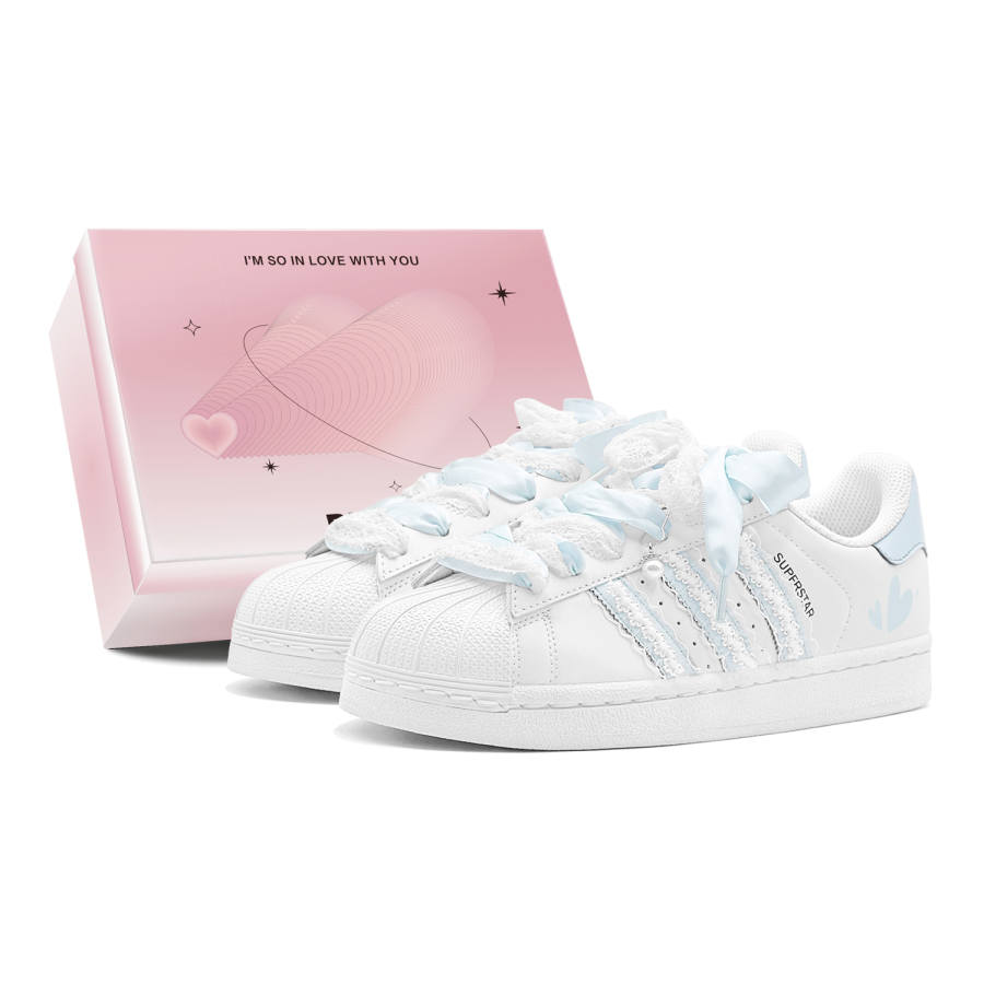 Adidas Originals Superstar 2 Skateboard Shoes Women's Low Top White