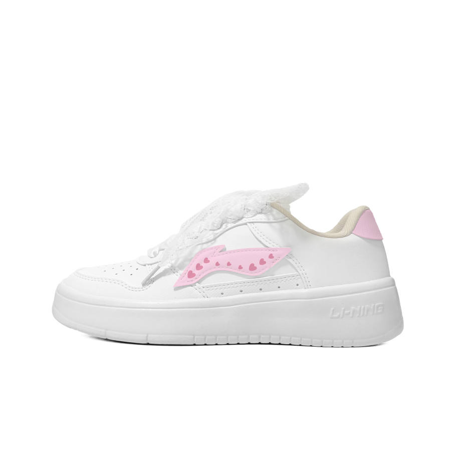 Li-Ning Li Ning Floating Boat Skateboard Shoes Unisex Low Top Pink