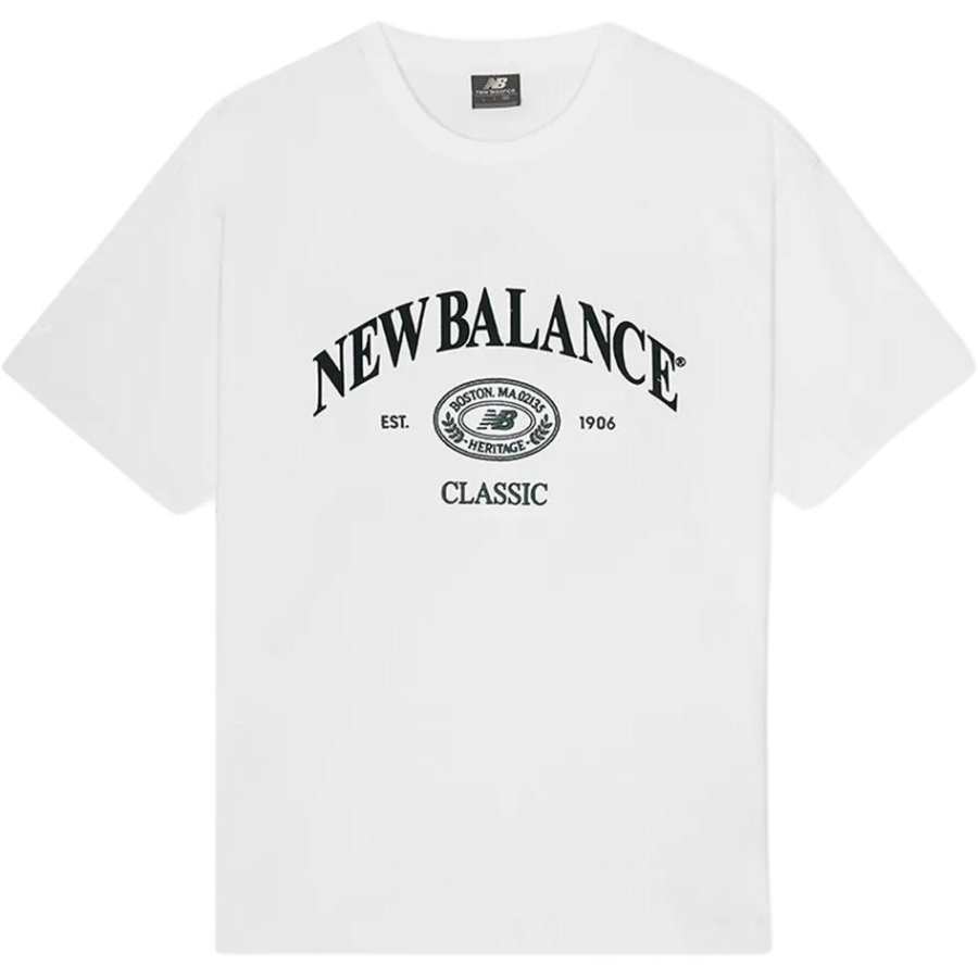 New Balance New Balance T Shirts Unisex White Crew Neck