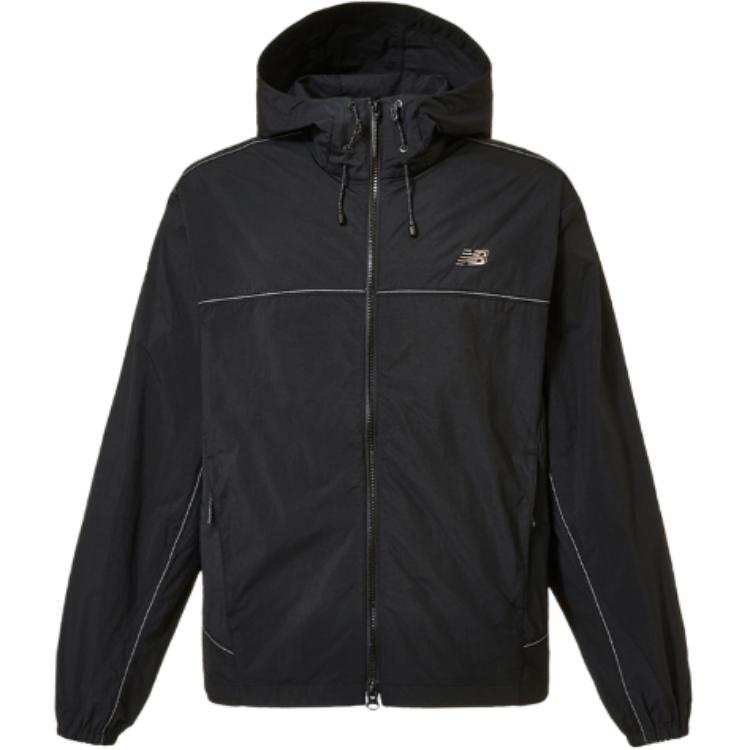 New Balance New Balance Jackets Unisex Black Hooded Non Detachable Moderate