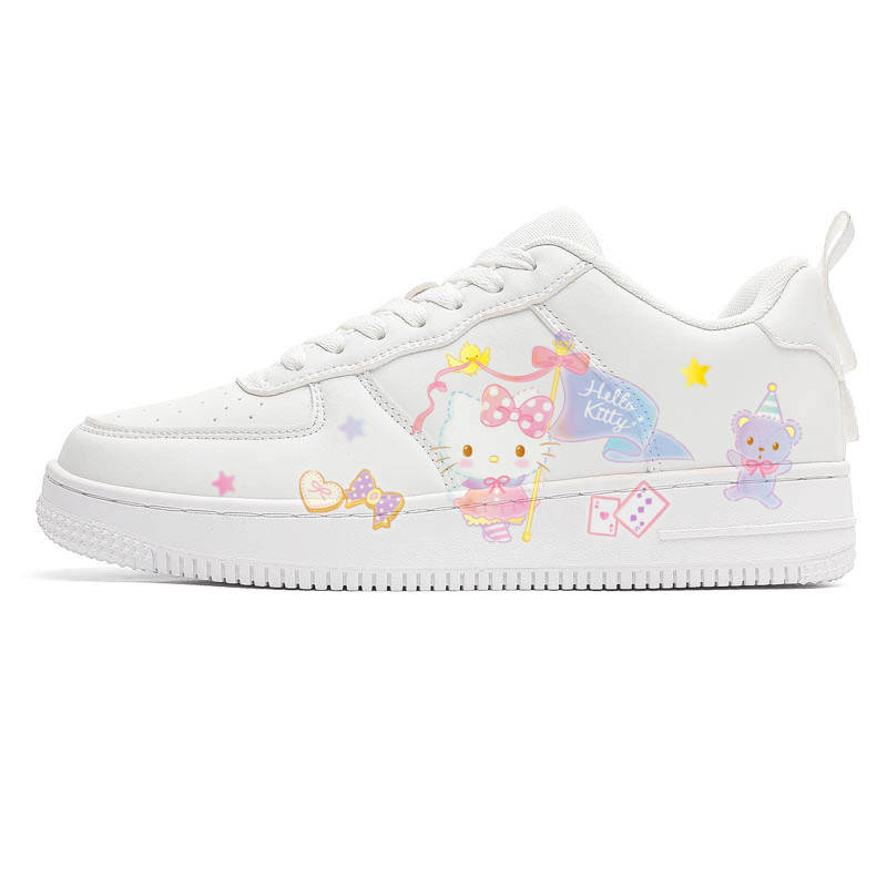 Sanrio Skateboard Shoes Women's Low Top White Purple Blue