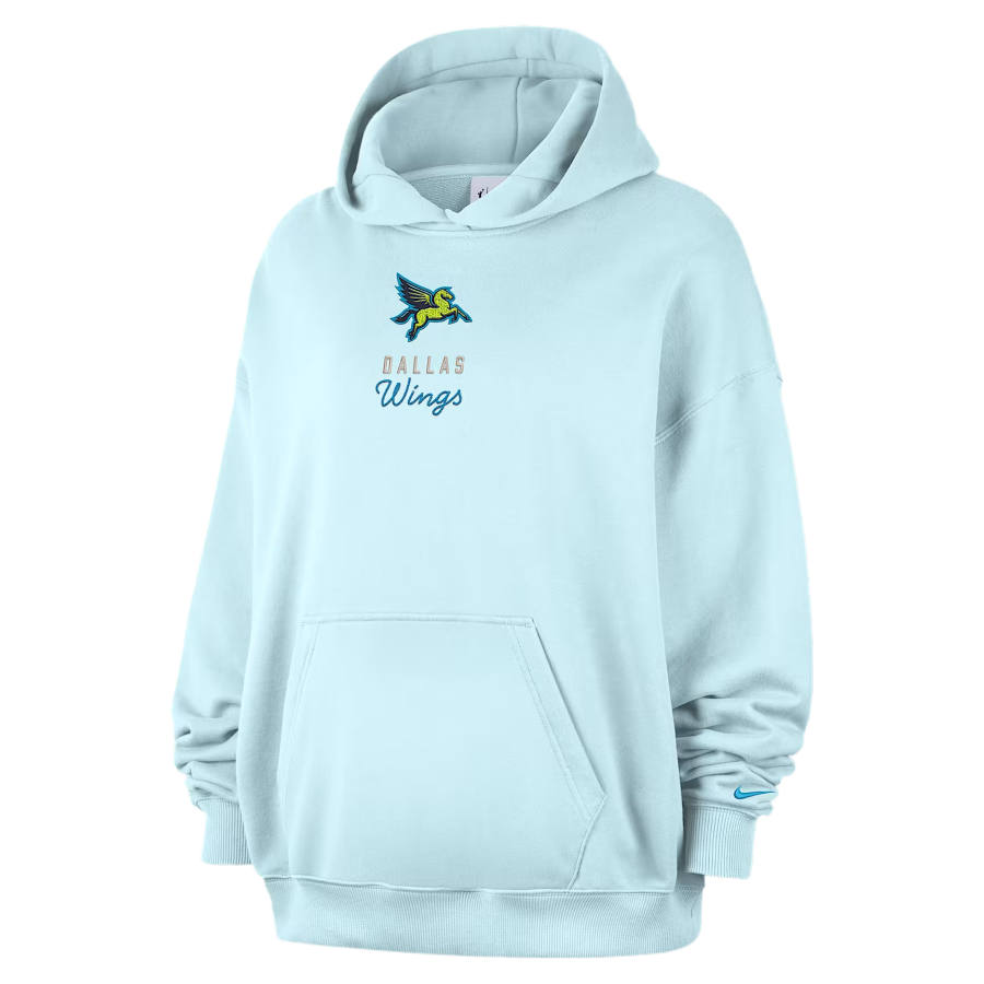 Nike Nike Sweatshirts Women's Glacier Blue/Shallow Stream Blue Hooded Non Detachable Moderate