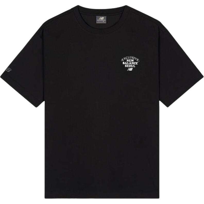 New Balance New Balance T Shirts Unisex Black Crew Neck