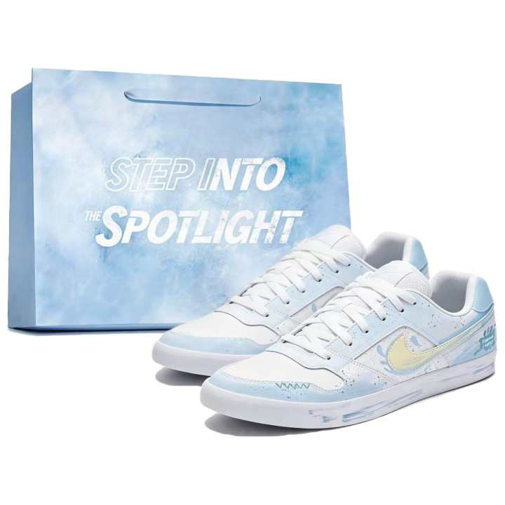 Nike Nike SB Delta Skateboard Shoes Unisex Low Top White/Blue