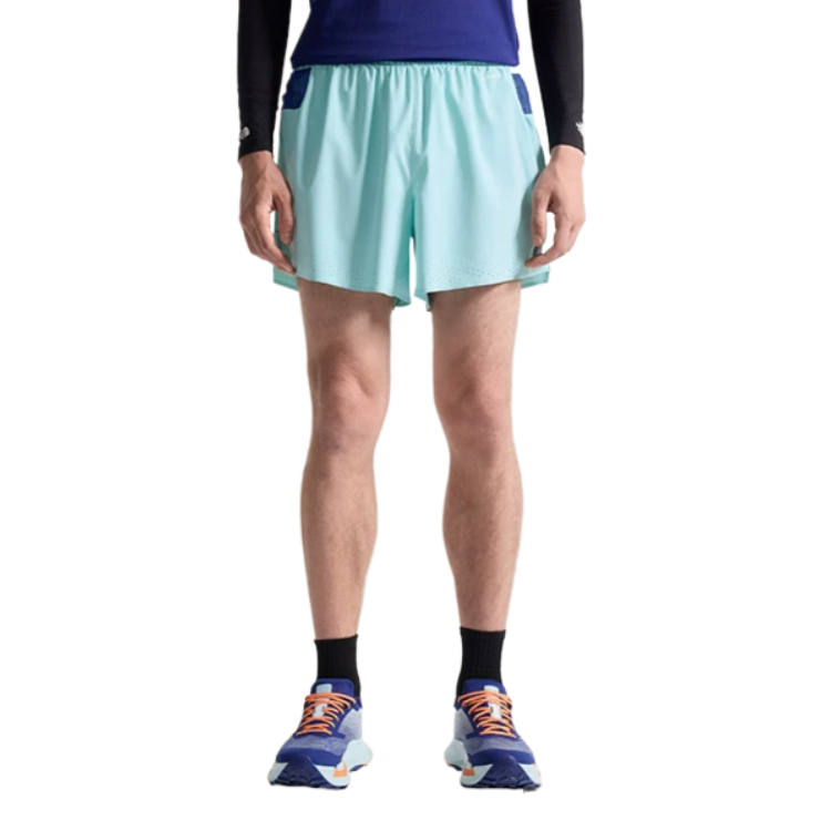 THE NORTH FACE Peak Collection Running Shorts Men's Sky Light Blue Thin