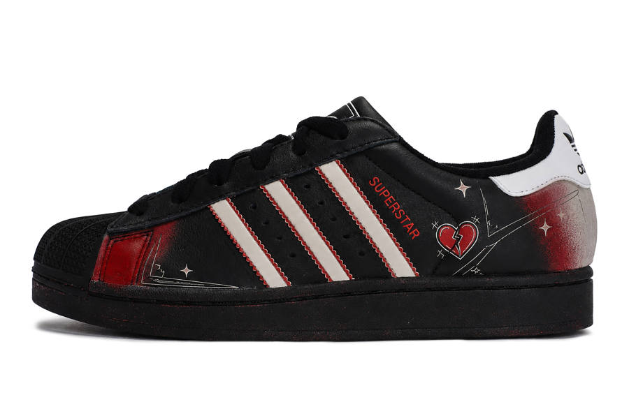 Adidas Originals SUPERSTAR Skateboard Shoes Unisex Low Top Red