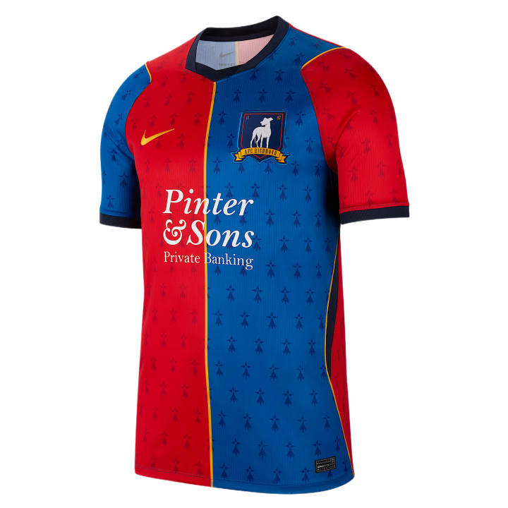 Nike Nike Soccer Jerseys Men's Royal Team/University Red/Sunset Crew Neck Moderate