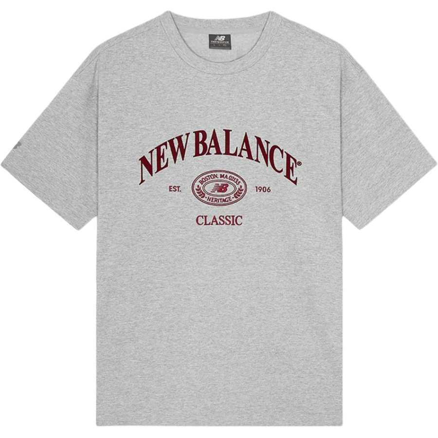 New Balance New Balance T Shirts Unisex Gray Crew Neck