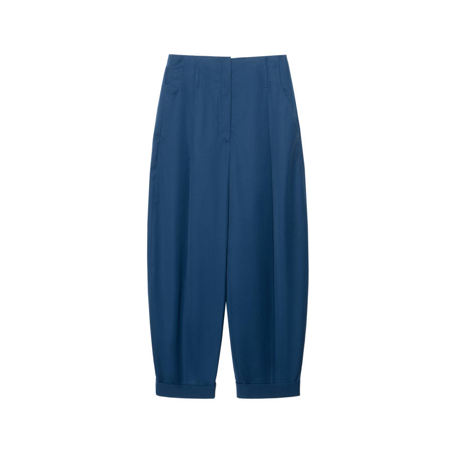 CHANEL Casual Pants Women's Vintage Blue Moderate Other
