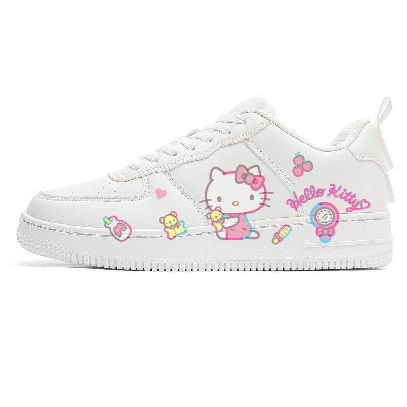 Sanrio Skateboard Shoes Women's Low Top White Pink Blue