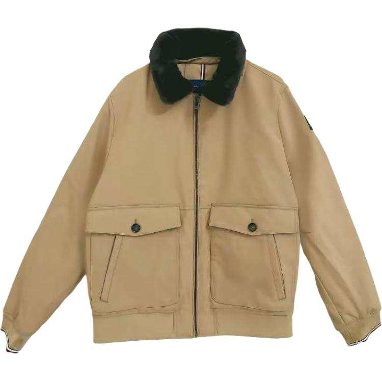 Tommy Hilfiger Jackets Men's Khaki Moderate