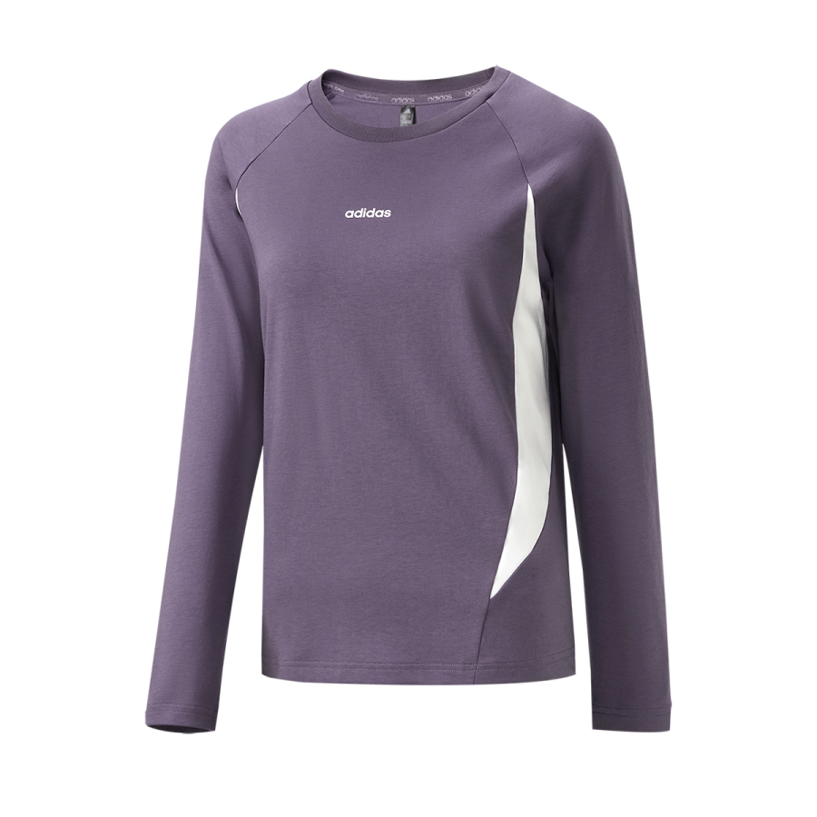 Adidas Adidas T Shirts Women's Purple Crew Neck