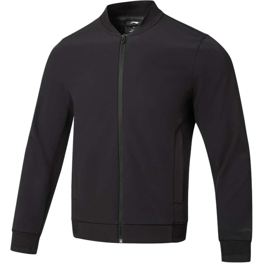 Li-Ning Li Ning Fitness Series Jackets Men's Black Baseball Collar Moderate
